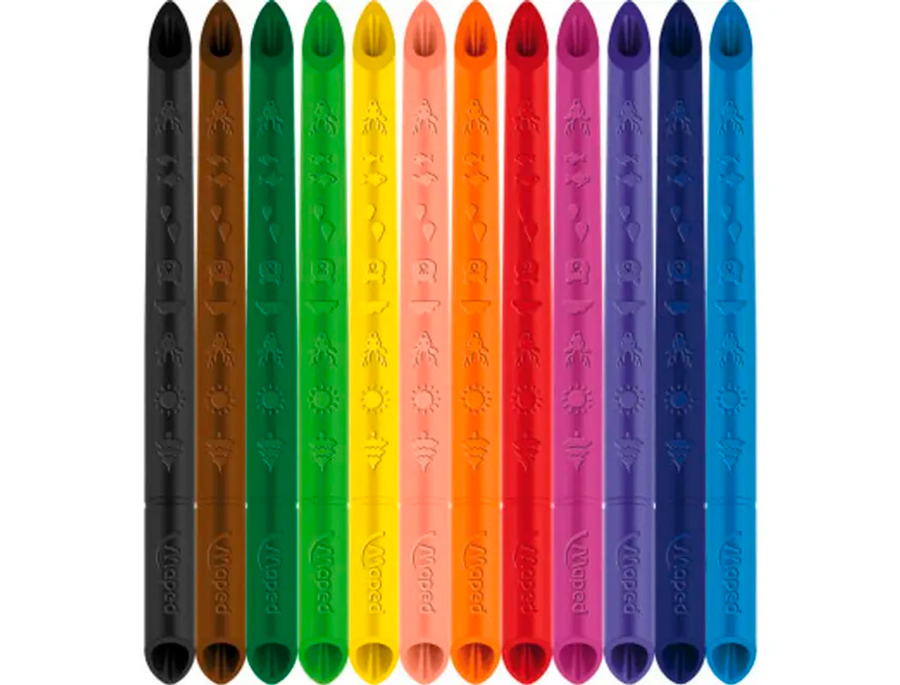 CRAYONS COULEUR MAPED COLOR'PEPS INFINITY MINE      INFINIE POCHETTE DE 12