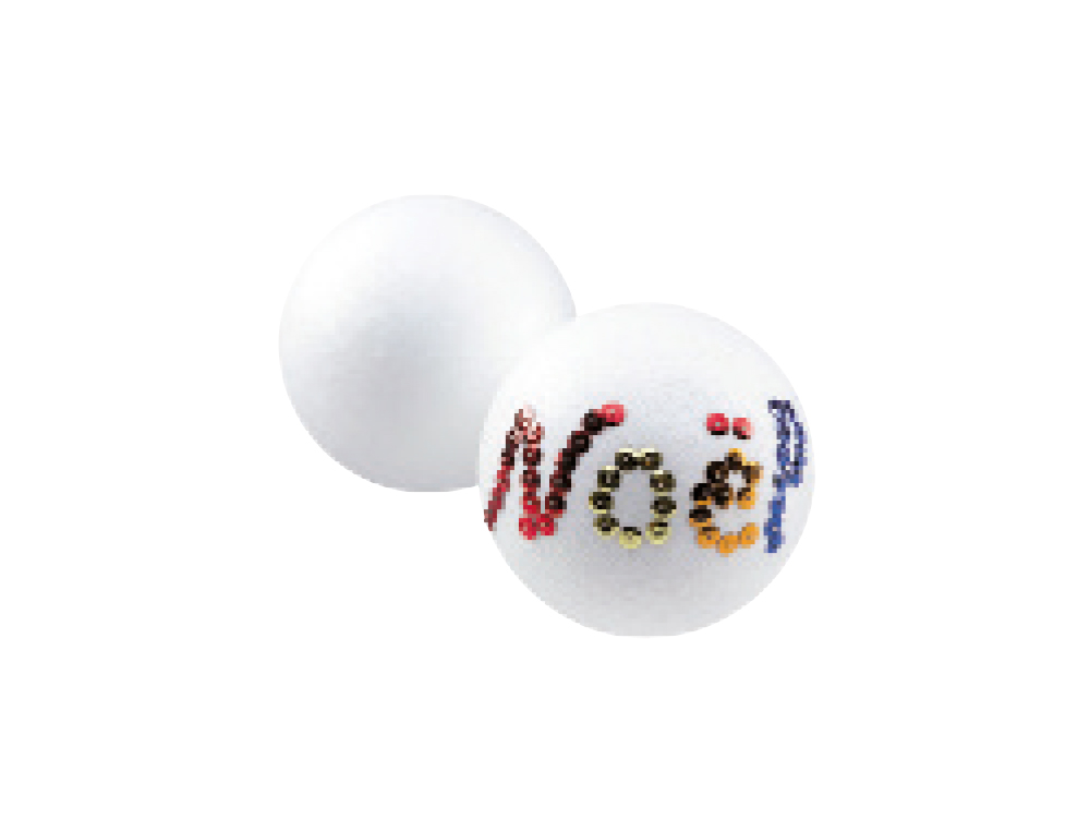 BOULE STYROPOR À DÉCORER DIAMÈTRE 40MM