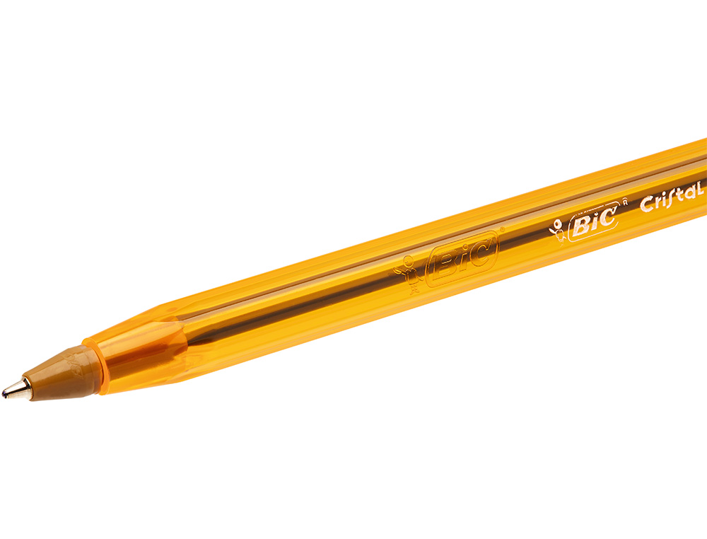 STYLO-BILLE BIC CRISTAL CRITURE FINE 0.4MM ENCRE CLASSIQUE BILLE INDFORMABLE CAPUCHON COULEUR ENCRE ROUGE
