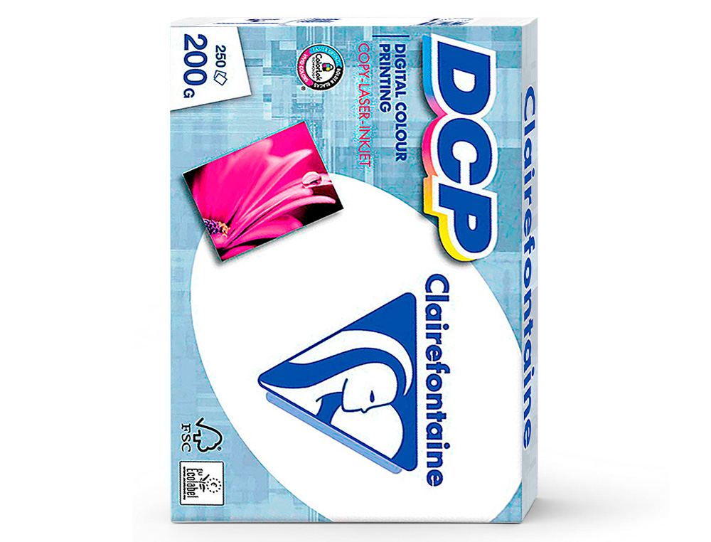 PAPIER CLAIREFONTAINE MULTIFONCTION LASER COULEUR   DCP A4 200G/M2 COLORIS BLANC  SATINE - RAMETTE DE 250