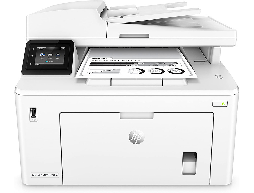 IMPRIMANTE MULTIFONCTION HP LASERJET PRO MFP M227FDN      DUPLEX ETHERNET 28 PPM BAC    250 FEUILLES  SCANNER