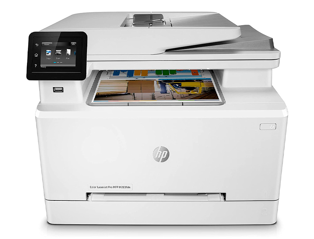 IMPRIMANTE MULTIFONCTION HP COULEUR LASERJET PRO MFP      M283FDN DUPLEX RED 21 PPM 2   BANDEJAS 250 HOJAS SCANNER