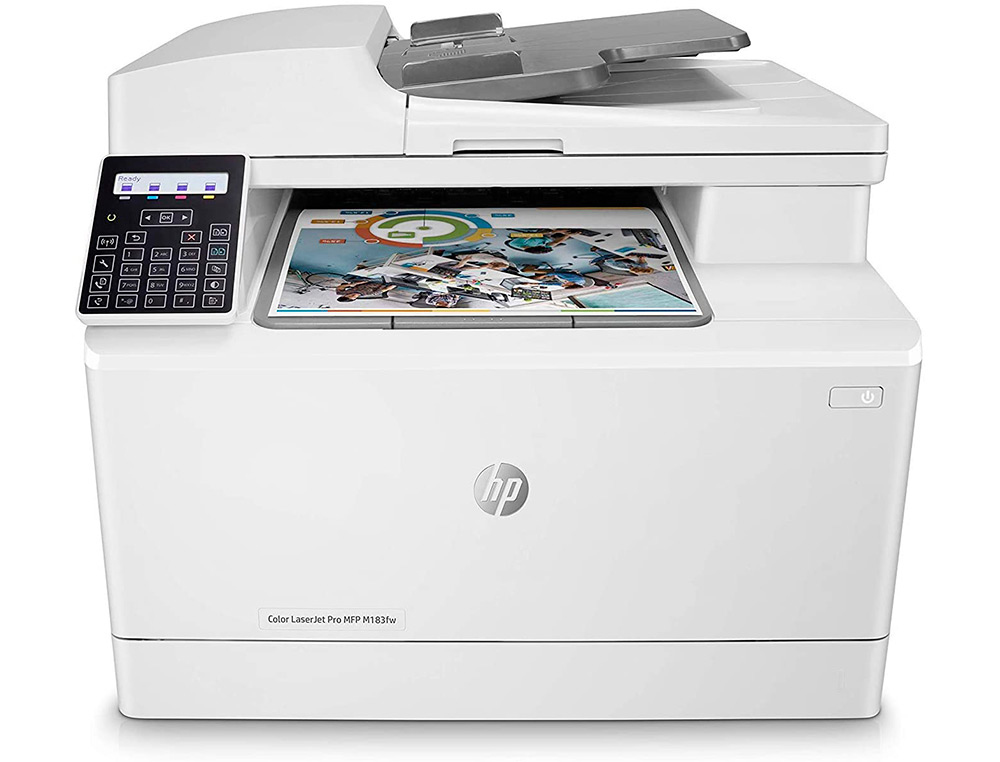 IMPRIMANTE MULTIFONCTION HP COULEUR LASERJET PRO MFP      M183FW FAX ETHERNET WIFI 16   PPM BANDEJA 150 HOJAS SCANNER