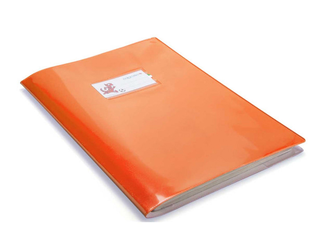 PROTEGE-CAHIER RIPLAST COLOROSA  PVC 300MIC CM.      21X30 ORANGE