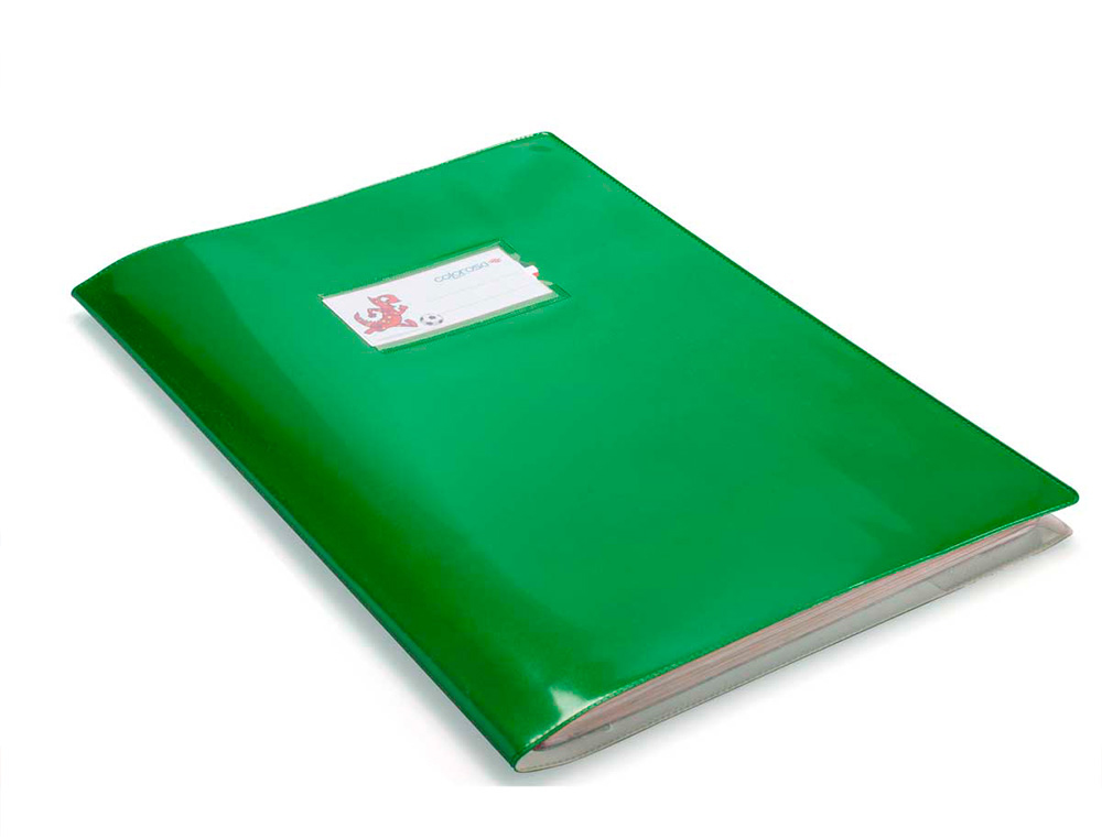 PROTEGE-CAHIER RIPLAST COLOROSA  PVC 300MIC CM.      21X30 VERT CLAIR