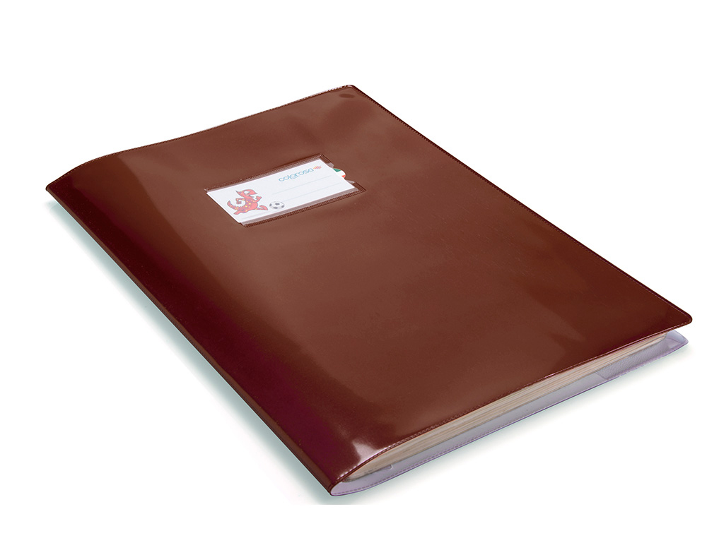 PROTEGE-CAHIER RIPLAST COLOROSA  PVC 300MIC CM.      21X30 MARRON