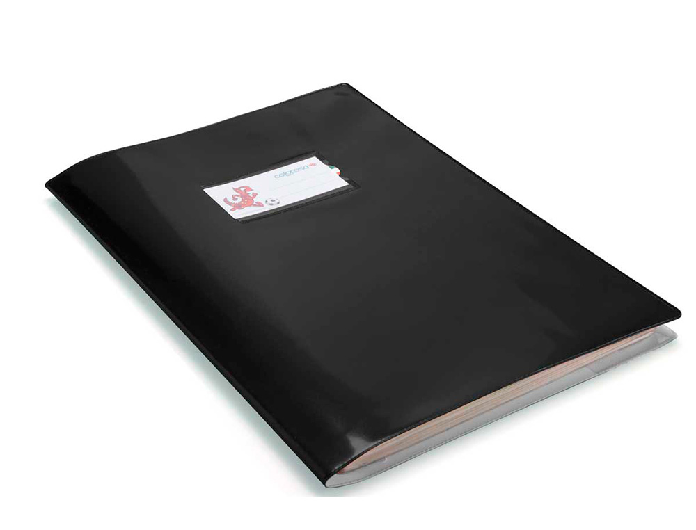 PROTEGE-CAHIER RIPLAST COLOROSA  PVC 300MIC CM.      21X30 NOIR