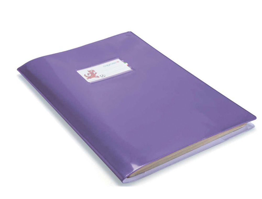 PROTEGE-CAHIER RIPLAST COLOROSA  PVC 300MIC CM.      21X30 LILAS