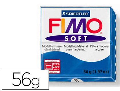 PTE  MODELER FIMO SOFT COLORIS BLEU PACIFIQUE PAIN 57G