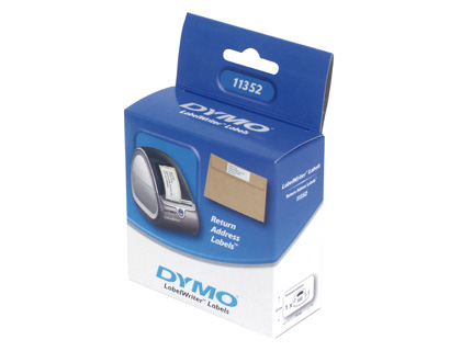 ROULEAU TIQUETTES DYMO LABEL WRITER 36X89MM 260 TIQUETTES SUPPORT PLASTIQUE