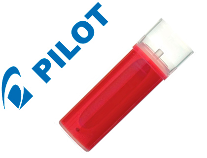 RECHARGE PILOT WBS-VS POUR MARQUEURS V BOARD MASTER TRAC 2MM ENCRE LIQUIDE BASE ALCOOL COULEURS VIVES ROUGE