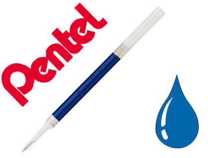 RECHARGE PENTEL ROLLER ENCRE GEL ENERGEL BL57/BL77/BL107 LARGEUR MOYENNE COLORIS BLEU