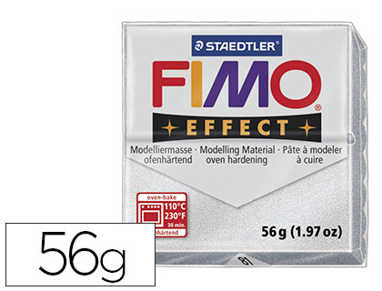 PTE  MODELER FIMO SOFT COLORIS ARGENT PAIN 57G